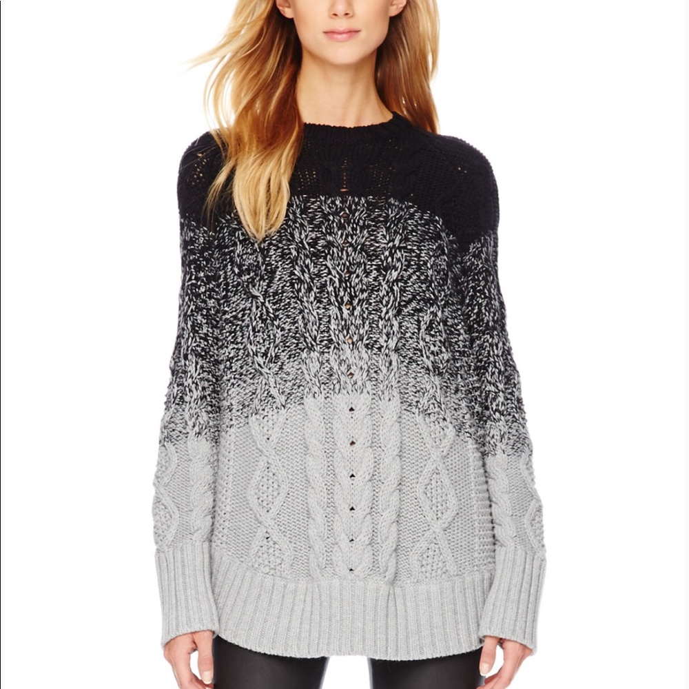 Michael Kors ombré sweater poncho